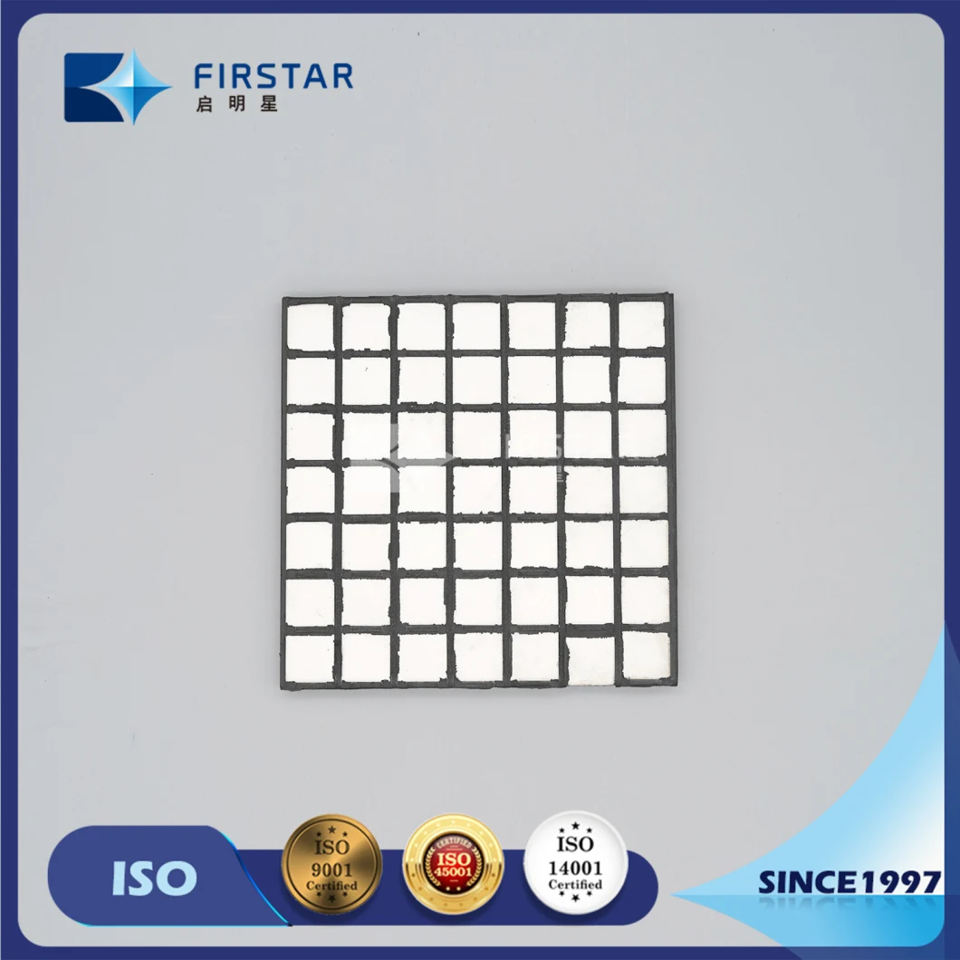 20*20*5mm High Density Abrasion Resistant Square Alumina Ceramic Liners for Industrial Applications