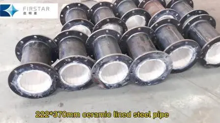 Doublure en céramique d'alumine Reaiatant d'abrasion pour le coude de tuyau de Chine
