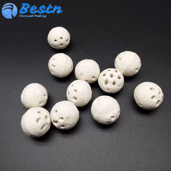 Bille en céramique 99 boule d'alumine tabulaire comme support de lit de catalyseur inerte